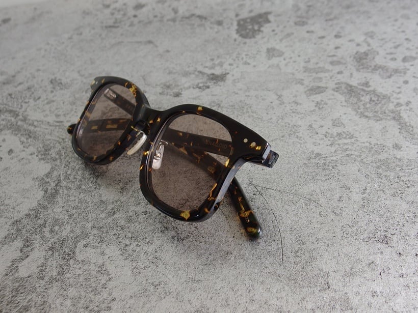 美品 ENALLOID エナロイド サングラス XAVIER SG 日本製 ザビエル ウェリントン 223 Yellow Fragment 54000672 ENALLOID ”XAVIER SG” | Eyewear shop ami（関市のメガネ店）