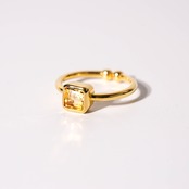 【11号】シトリン リング(プチ)