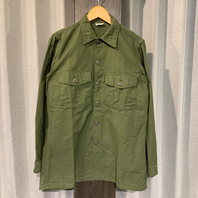 1970'S US ARMY UTILITY SHIRT 15 1/2×33