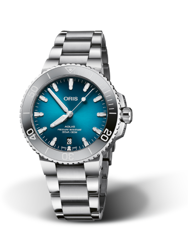 【ORIS】AQUIS デイト　01 733 7732 4155-07 8 21 05PEB