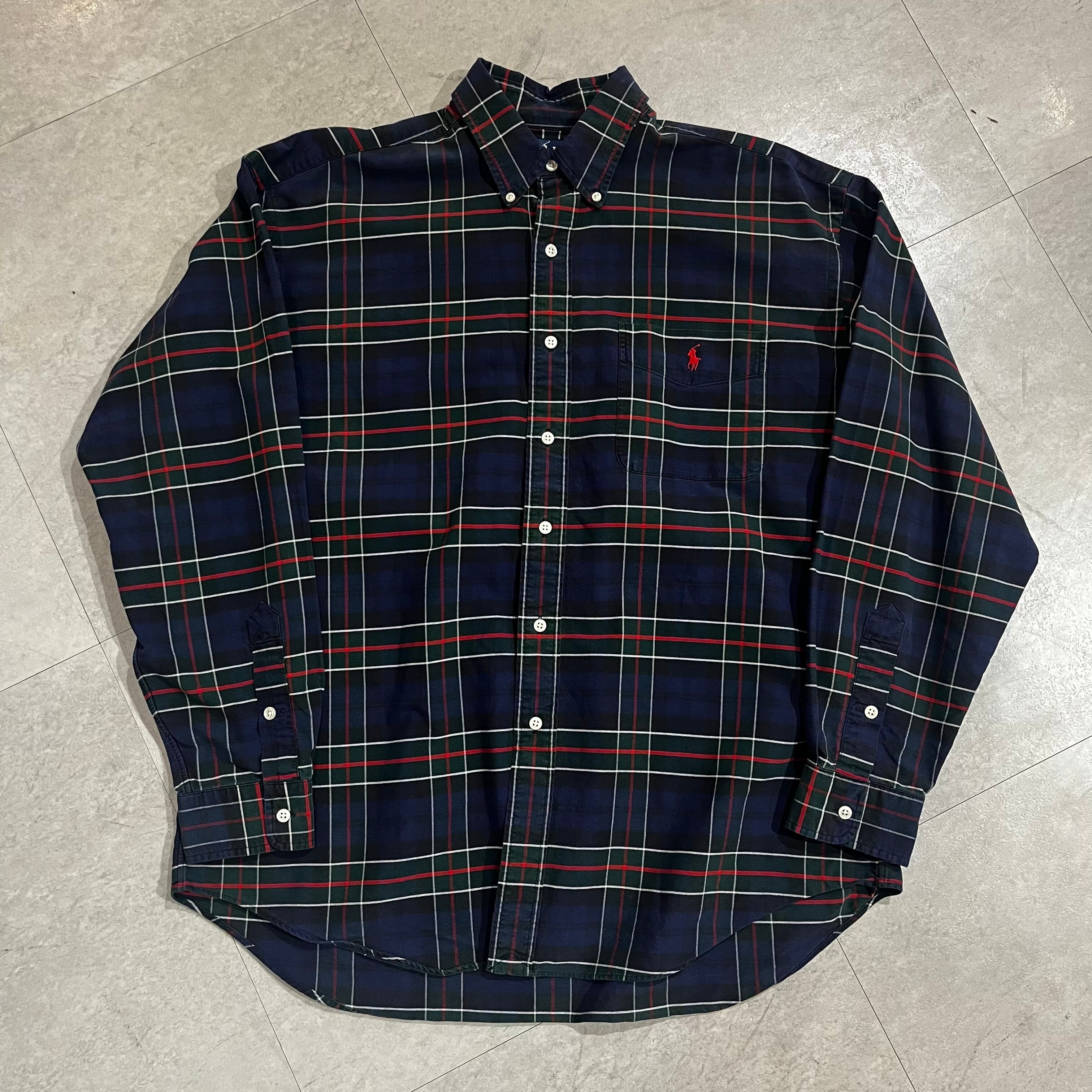 90年代 size : L【 BIG SHIRT 】Polo by Ralph Lauren ポロ バイ