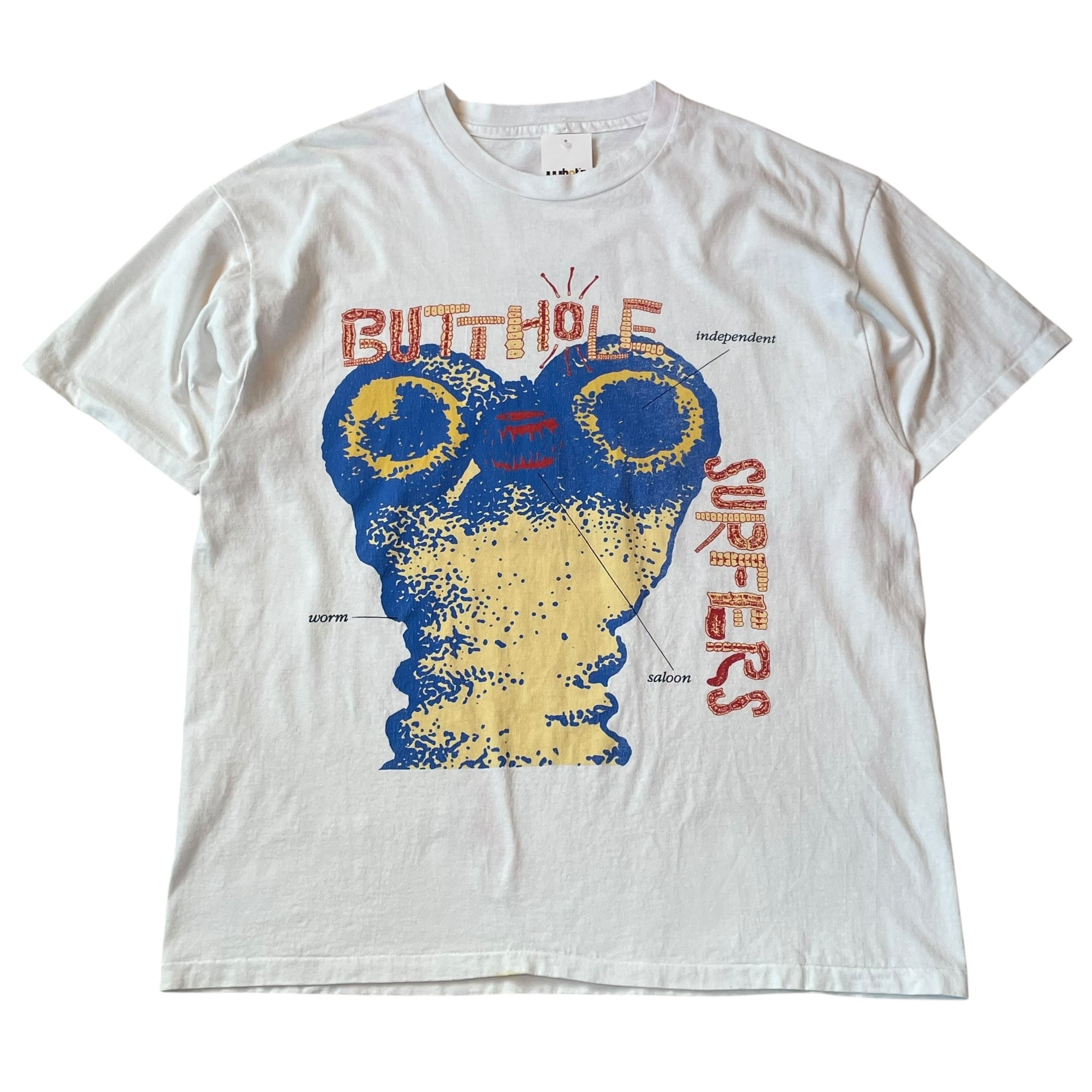 1993s BUTTHOLE SURFERS "INDEPENDENT WORM SALOON" T-shirt