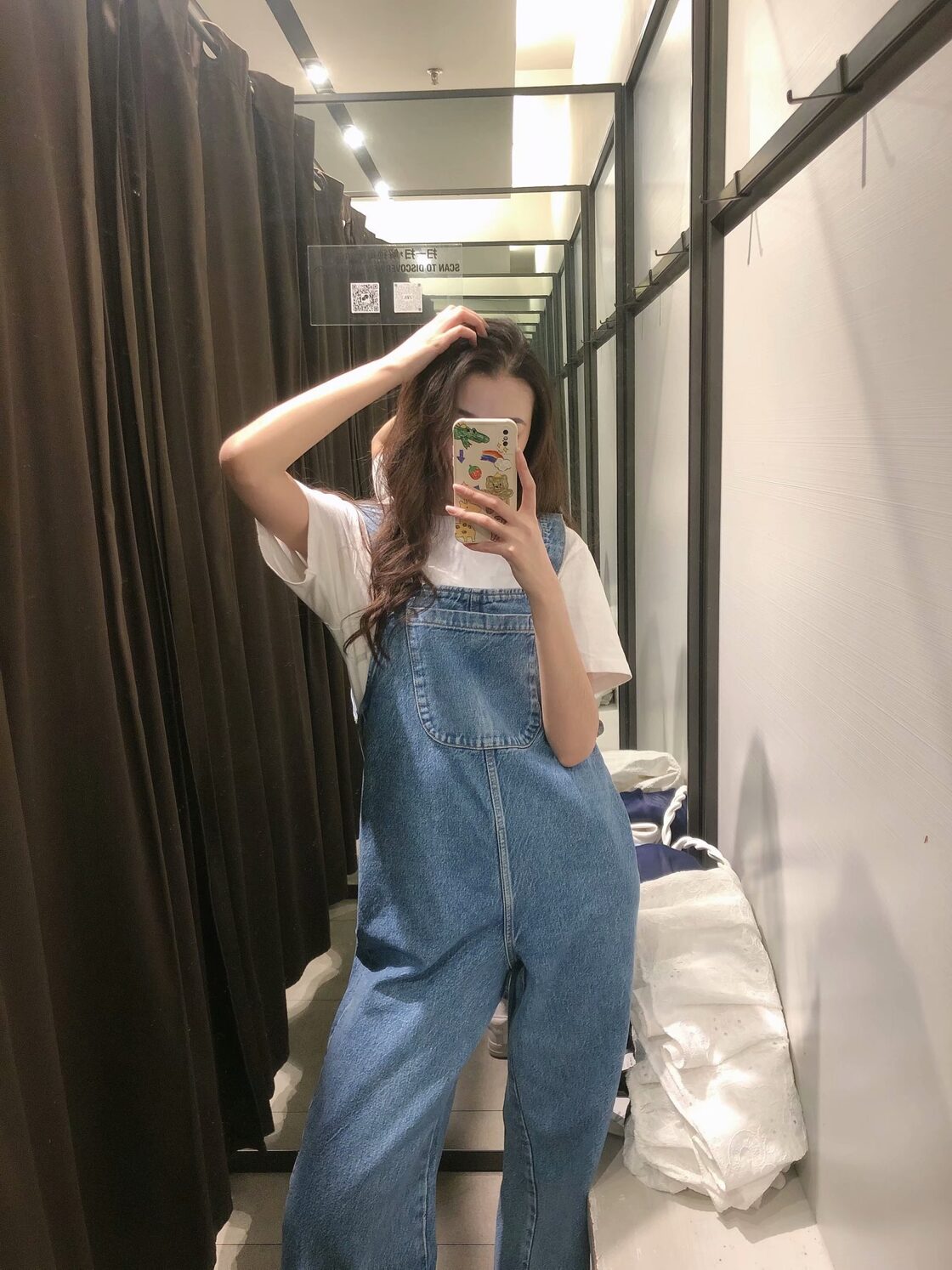Armani Exchange オーバーオール 勇まし Mサイズ ライトブルー