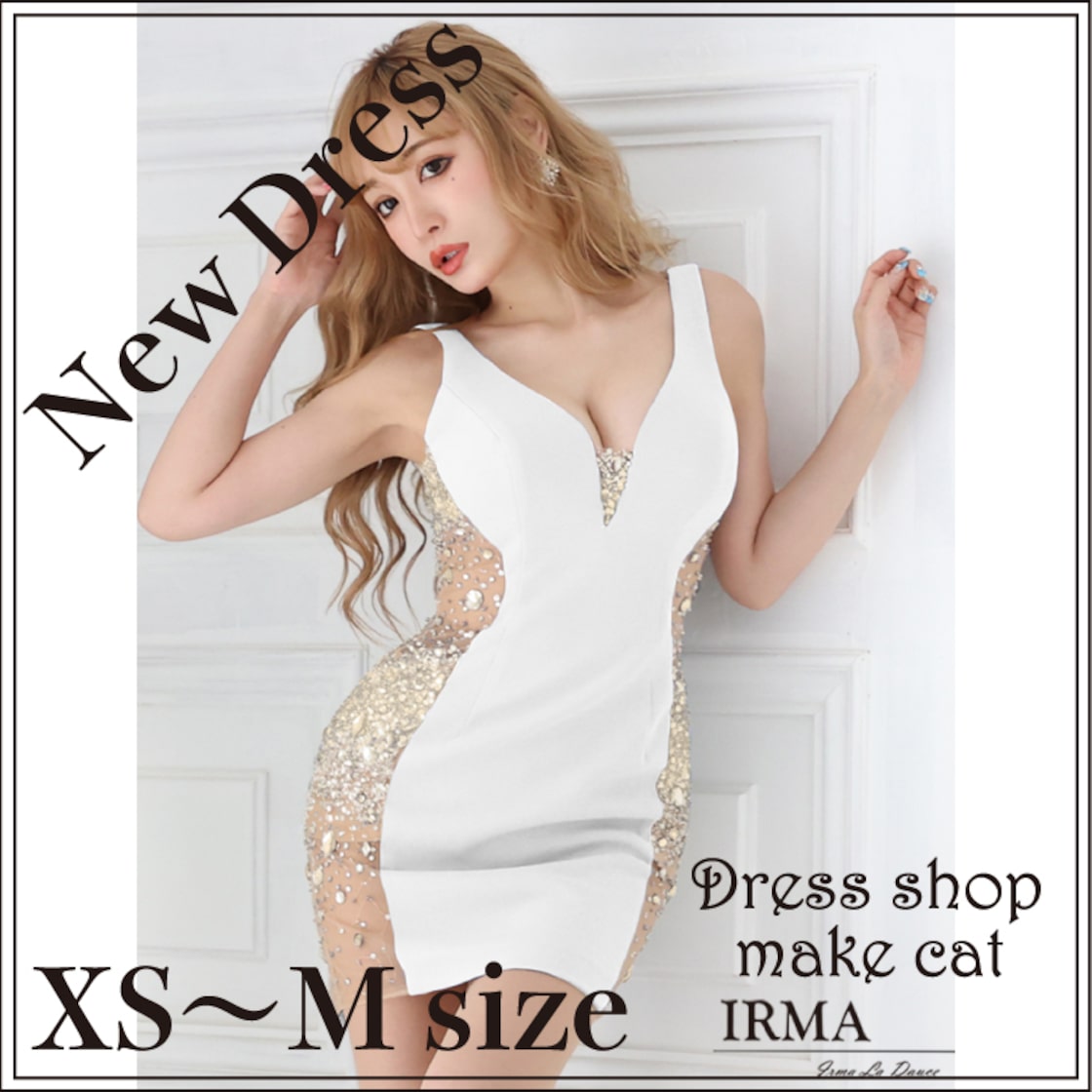 IRMA JEAN MACLEAN】【即納】ビジューデザイン/サイドシアー/ワン  