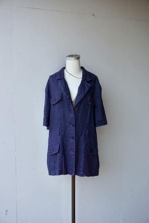 【monoya】s/s linen jacket