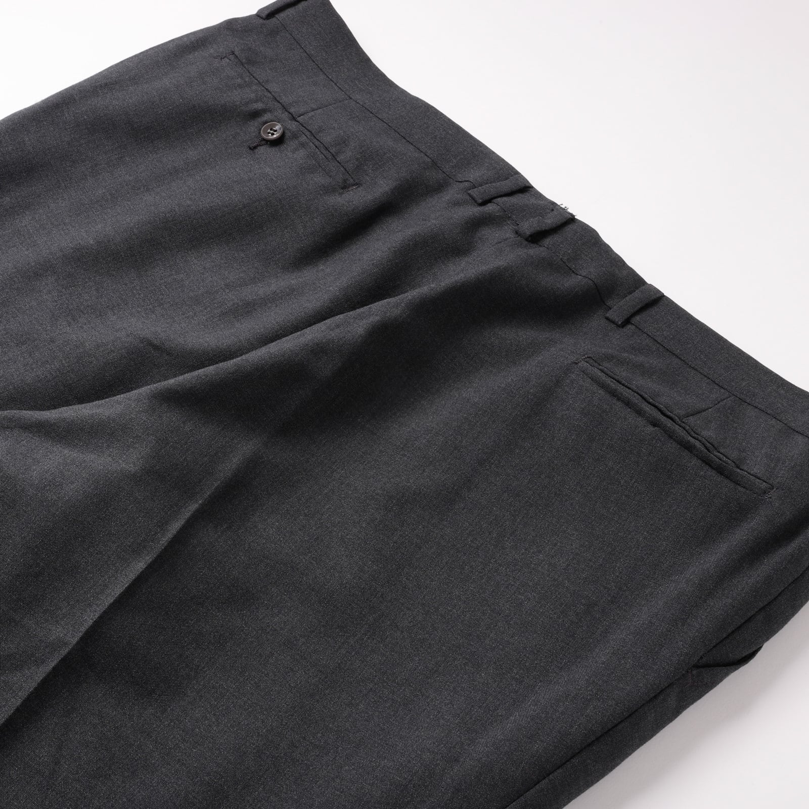 70s80sオールド スラックス ダブル 極太 ワイド　50s60s セール】Tweed three tuck wide slacks / ツイード3タックワイド