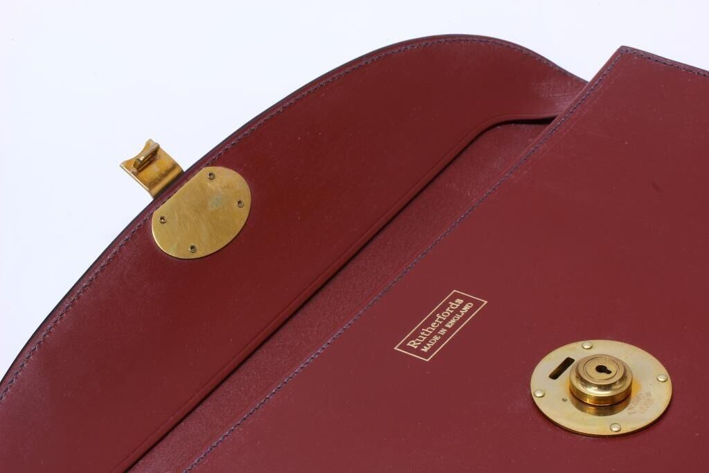 Rutherfords / Folio Case with 806 Lock / Chestnut | UNION WORKS