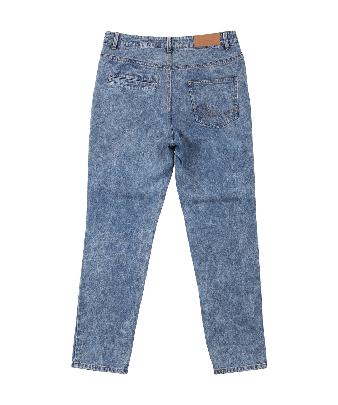 【#Re:room】CHEMICAL WASH TIGHT FIT STRAIGHT DENIM［REP225］