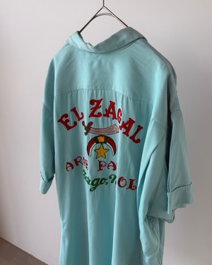 -Freeswing by ED-vintage 60-70s L bowling shirt