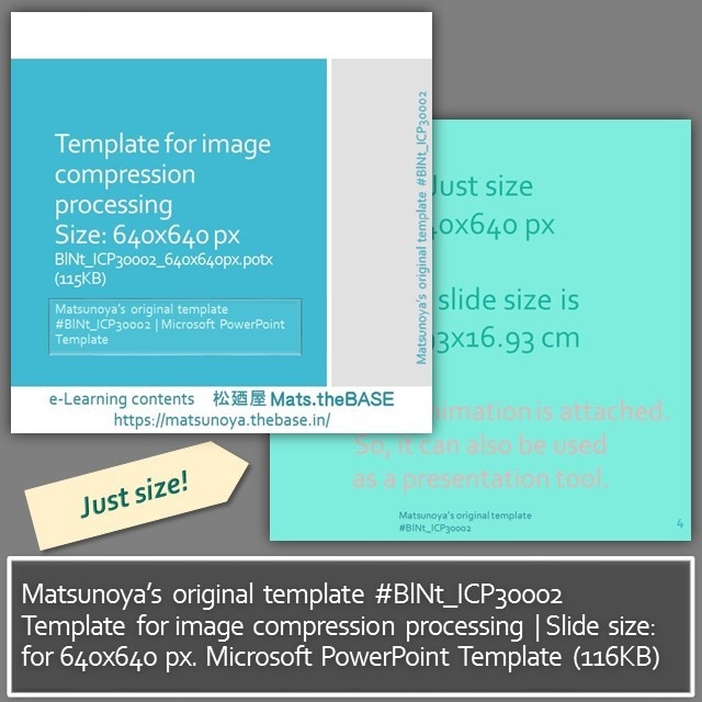 Matsunoya's original template #BlNt_ICP30002 | Microsoft PowerPoint Template (116KB)