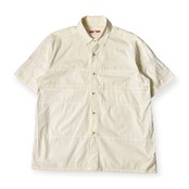 CASTELBAJAC カステルバジャック SPORT デザイン半袖シャツ 3/ホワイト アイボリー 系