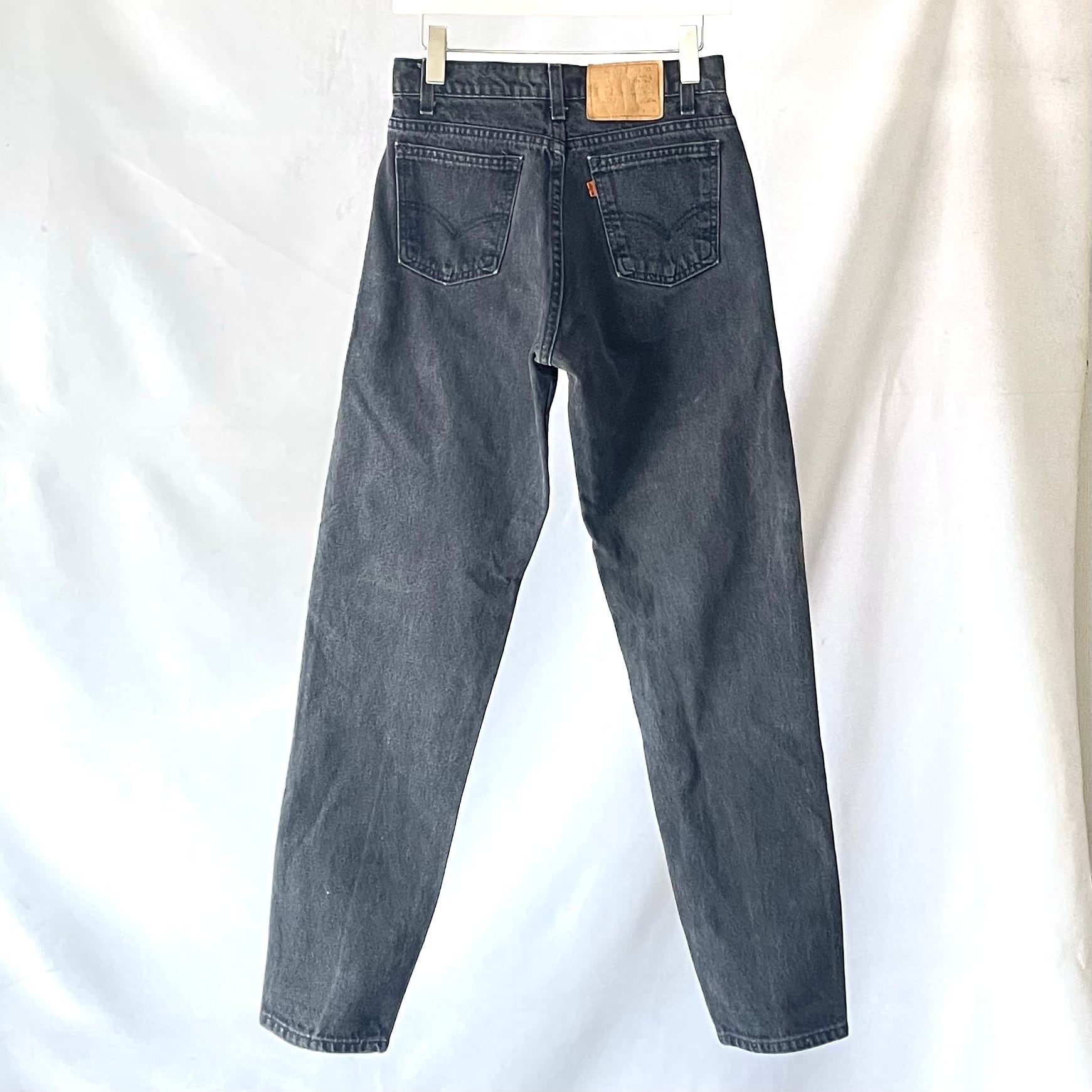 Made in USA Levi's 550 black denim pants アメリカ製リーバイスリラックステーパードブラックデニムパンツ