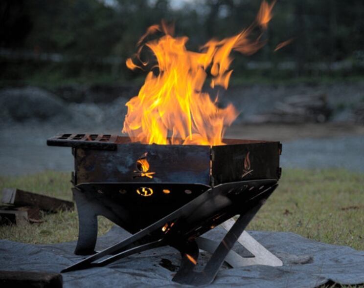 ステンレスファイヤーピット【FP500】 □八王子工材 | KonnaYoruniwa