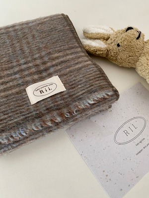 ［即納］Rii. reversible wool muffler