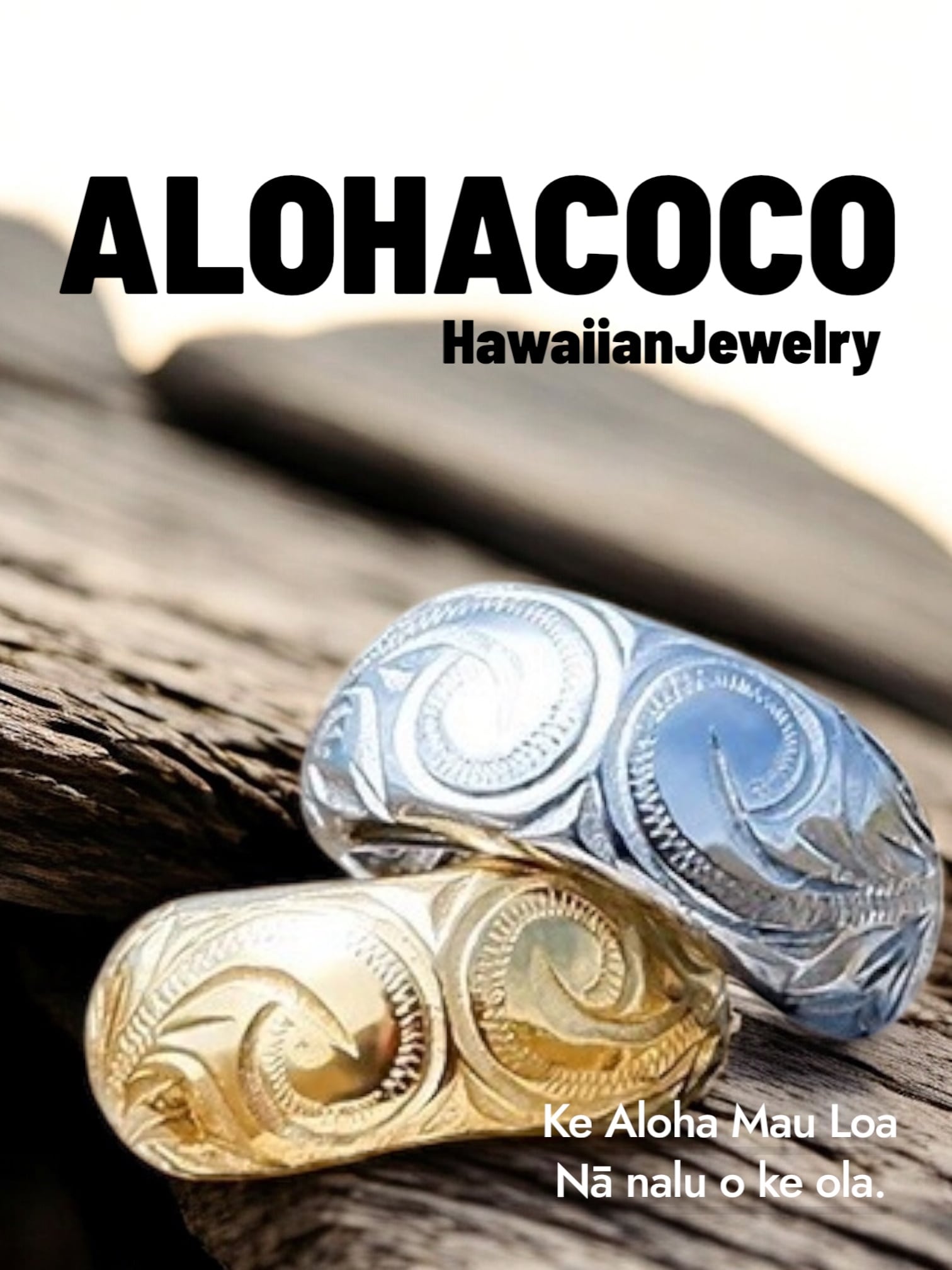 - Wave Scroll Design / 片耳用 -