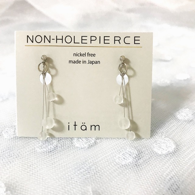 Goutte ｄ'eau  non-hole Pierce〔itam〕nickel free