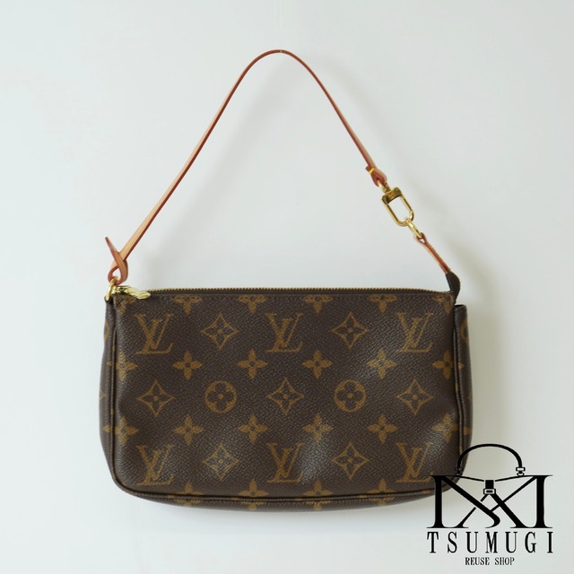 LOUIS VUITTON ルイヴィトン モノグラム アクセソワール ワンショルダーバッグ ポーチ M40712 ブラウン