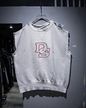 【add (C) vintage】50's〜60's Cut Off Custom × Boro Vintage Pullover Sweat Vest