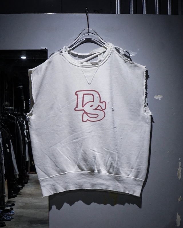 【add (C) vintage】50's〜60's Cut Off Custom × Boro Vintage Pullover Sweat Vest