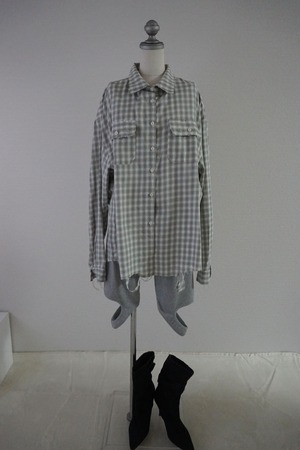 Damage check shirt (Green) 2601-84-013