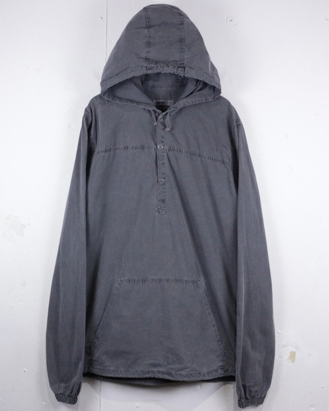 【Caka act2】Minimal Design Euro Vintage Loose Cotton Pullover Hoodie