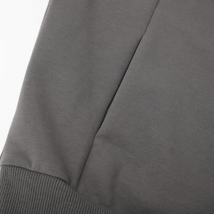 off-shoulder drawstring sweatshirt　J00312