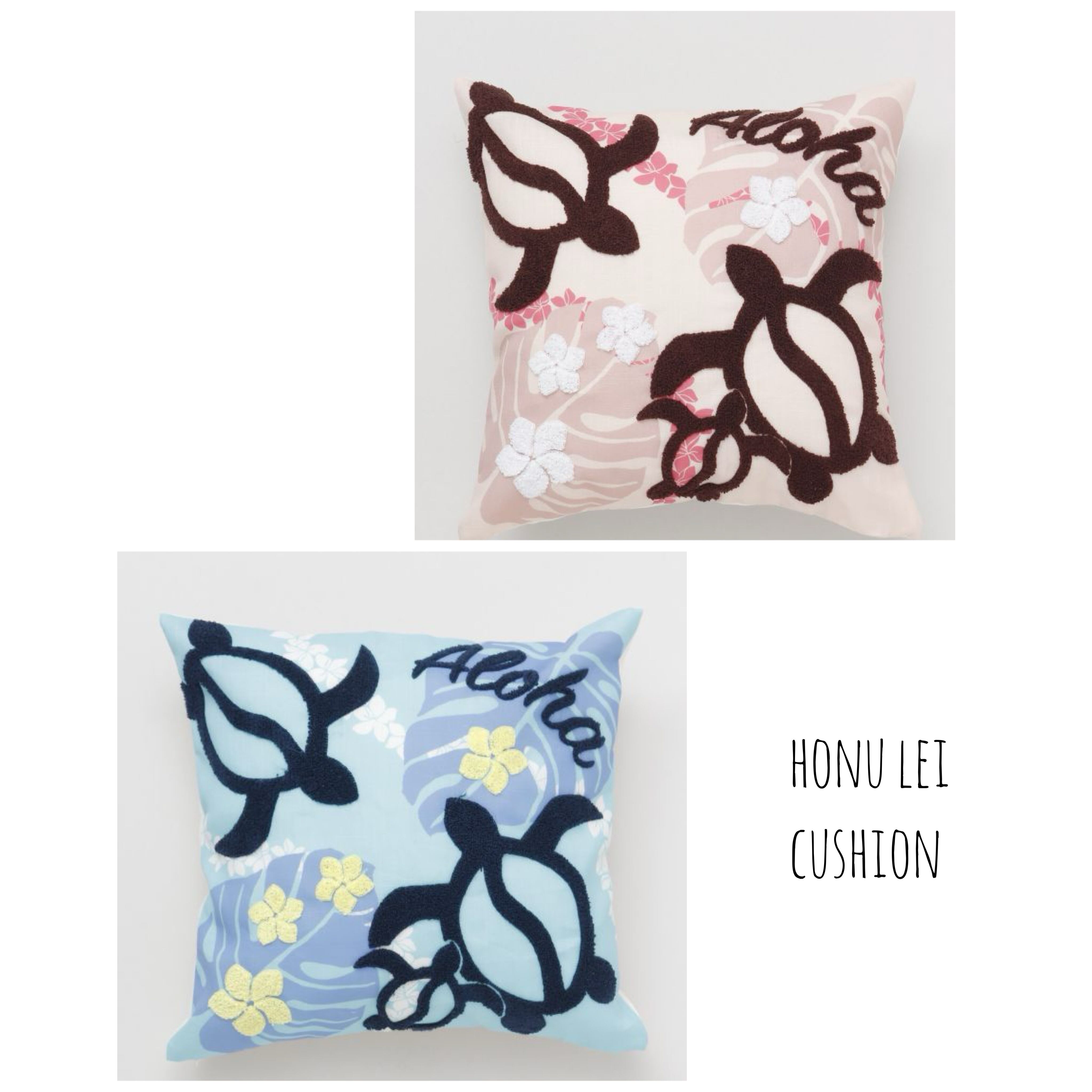 ハワイアンキルト クッションカバー ホヌ | likolikoshop