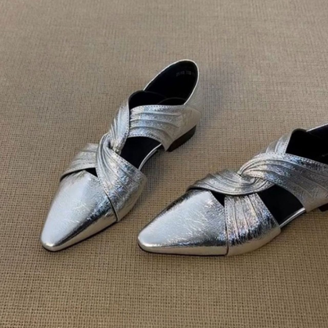 Clair de Métal Flat Shoes F0458