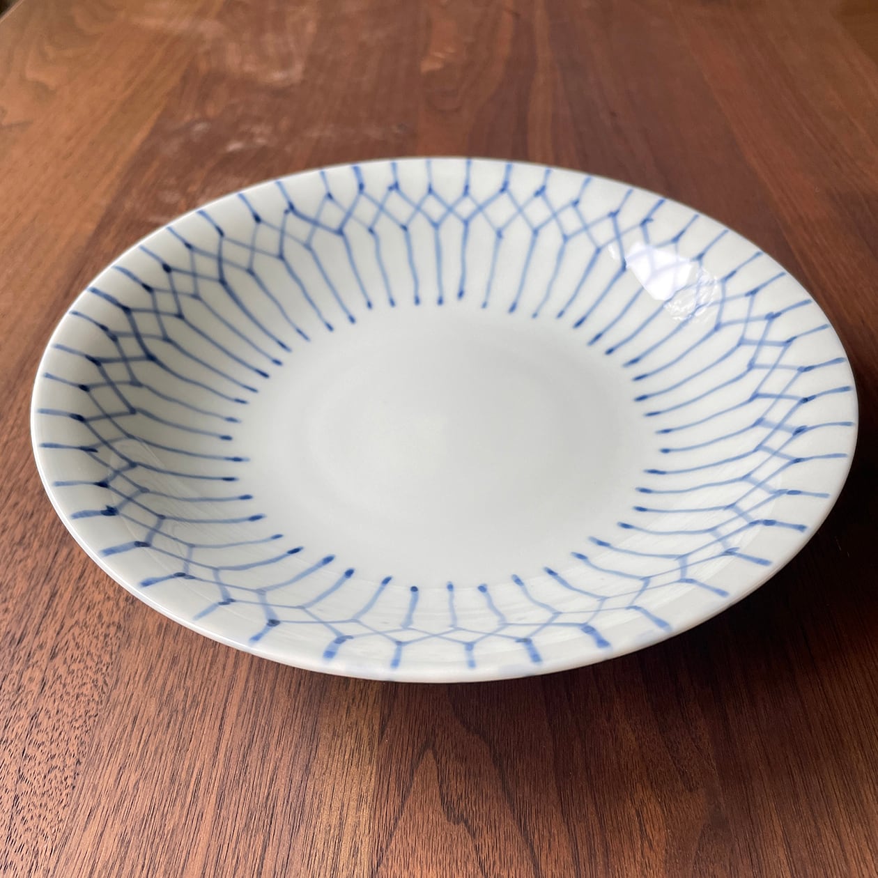 井手國博 ｜ 7寸和皿（約20.5cm少し深め）麻布手 No.2 ｜ 与志郎窯