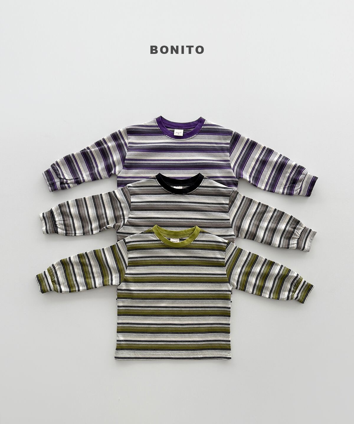 track stripe shibori tee【BONITO】※9月中旬発送予定