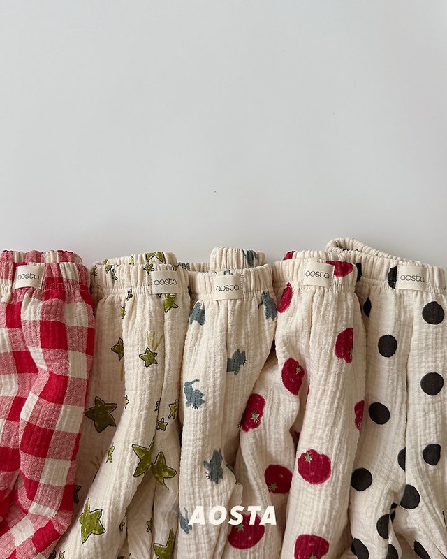 【取寄】aosta｜signature pants｜シグネチャーパンツ｜S-XXL｜baby&kids｜26 autumn
