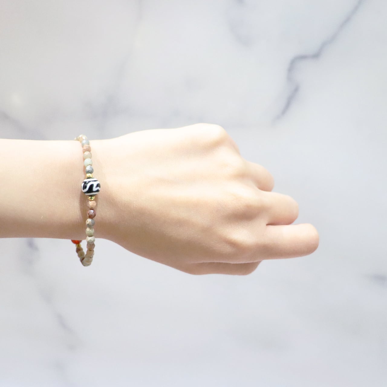 ONLINE SHOP限定】【Like a Honey Candy】水蓮花天珠×シトリン