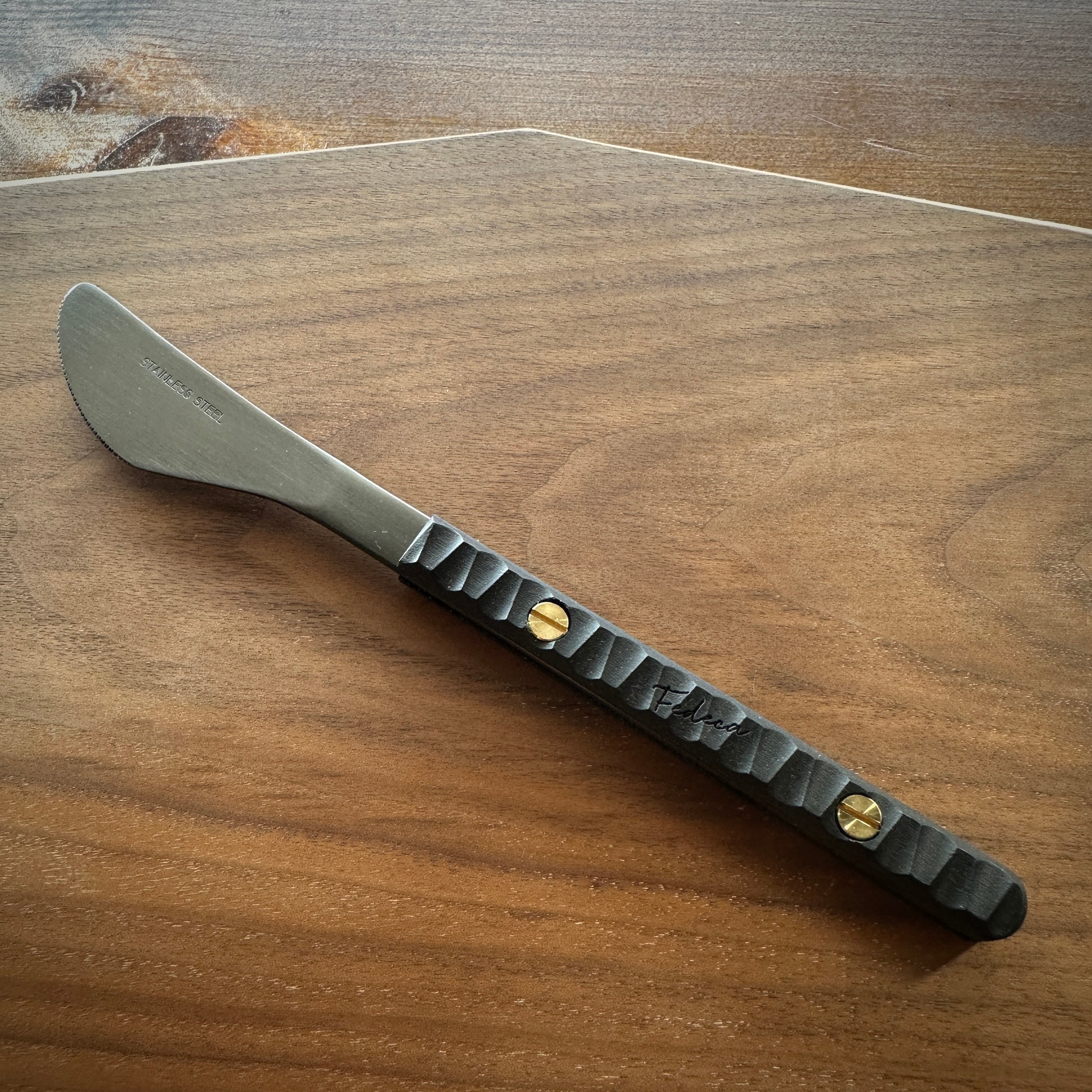 FEDECA 三徳包丁 大 【 プレーンブラウン 】 | Natural Life Style sabi