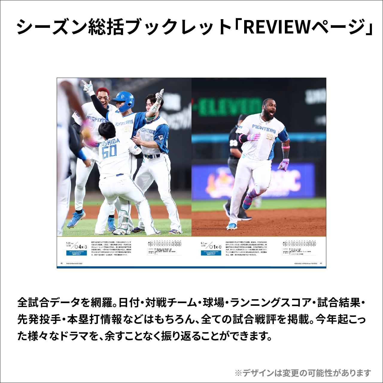 THE REVIEW BOOK 2025／北海道日本ハムファイターズ | Athlete Database