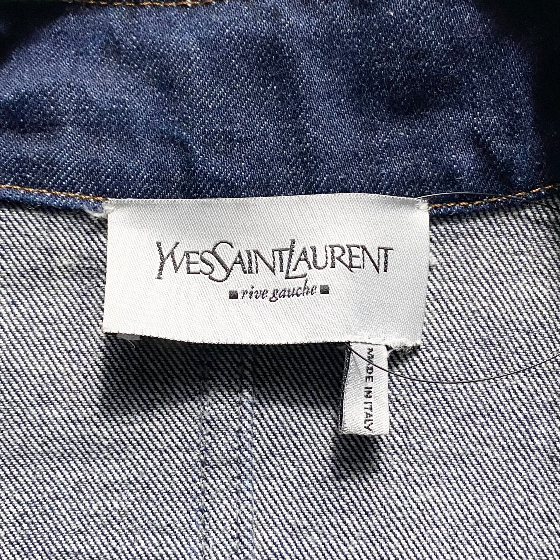 YVES SAINT LAURENT RIVE GAUCHE denim set-up | NOIR ONLINE YVES SAINT LAURENT RIVE GAUCHE denim set-up | NOIR ONLINE