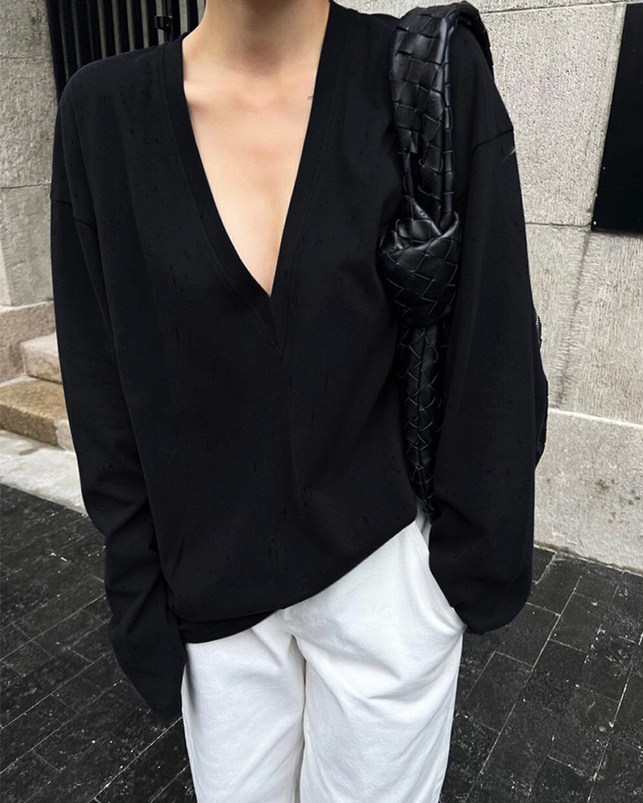 ディープVリラックスシャツ A0512 - 5