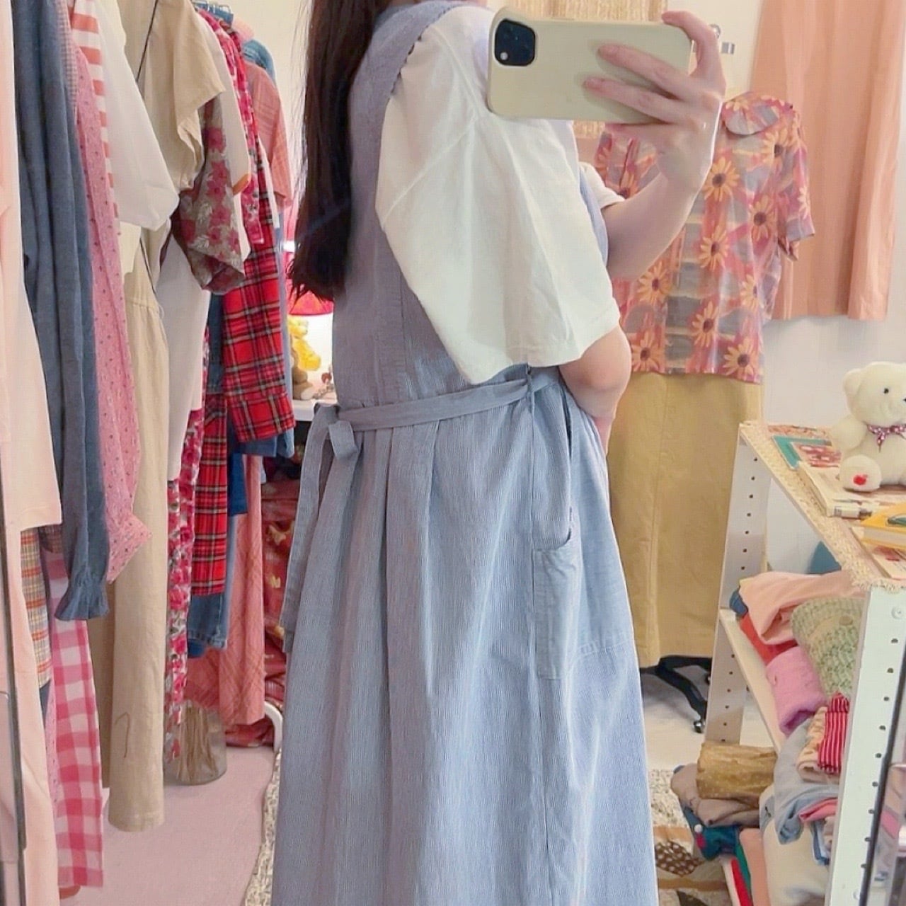 Familiar / hickory jumper skirt