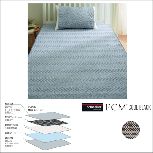 ＜熱中症対策商品＞ねむりの専門店一押【PCM敷きパッドSL】nishikawa