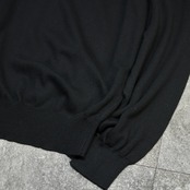 Paul Fredrick cotton modal knit polo black