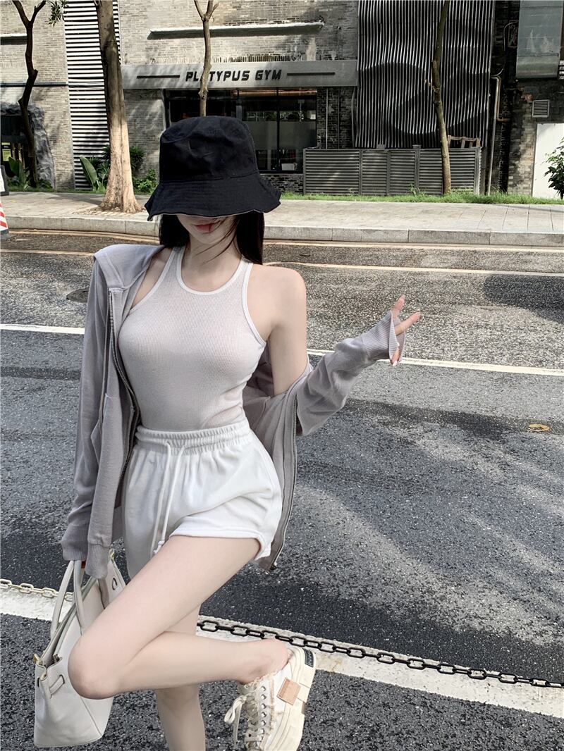 フードカーディガンセーター ジャケット ルーズ長袖スリーブトップス ロング ブラックストロベリース58373531516