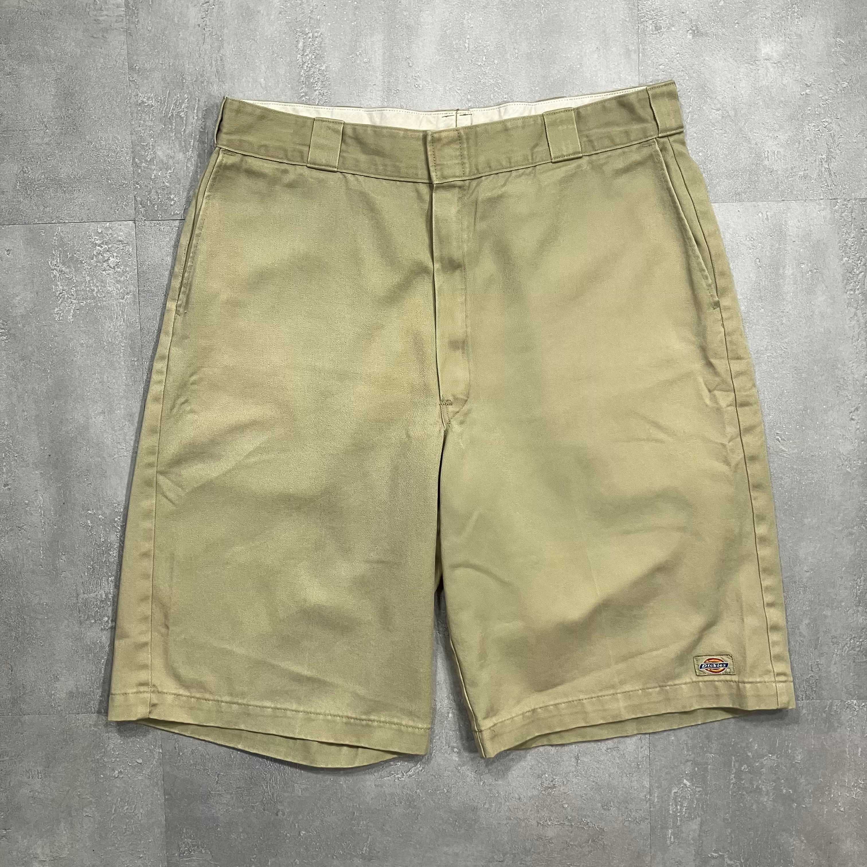 《実寸w35》Dickies ディッキーズ 90s usa製 ハーフパンツ talonジップ No.3829