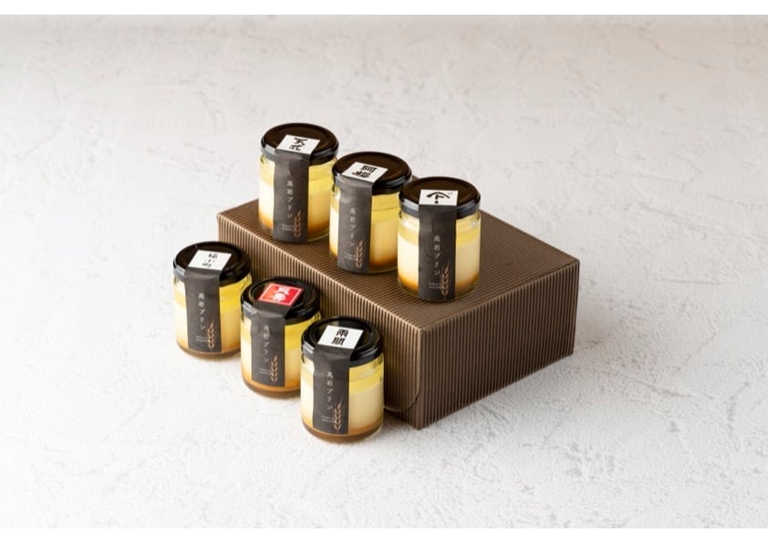 高岩プリン 6個箱（日本酒バージョン6蔵6個） | あきたの食 セレクト