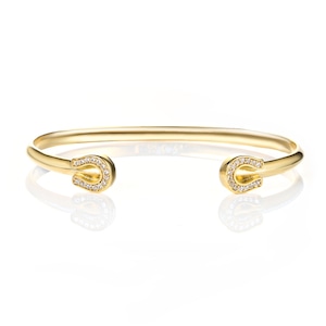 316L horseshoe bangle #B20