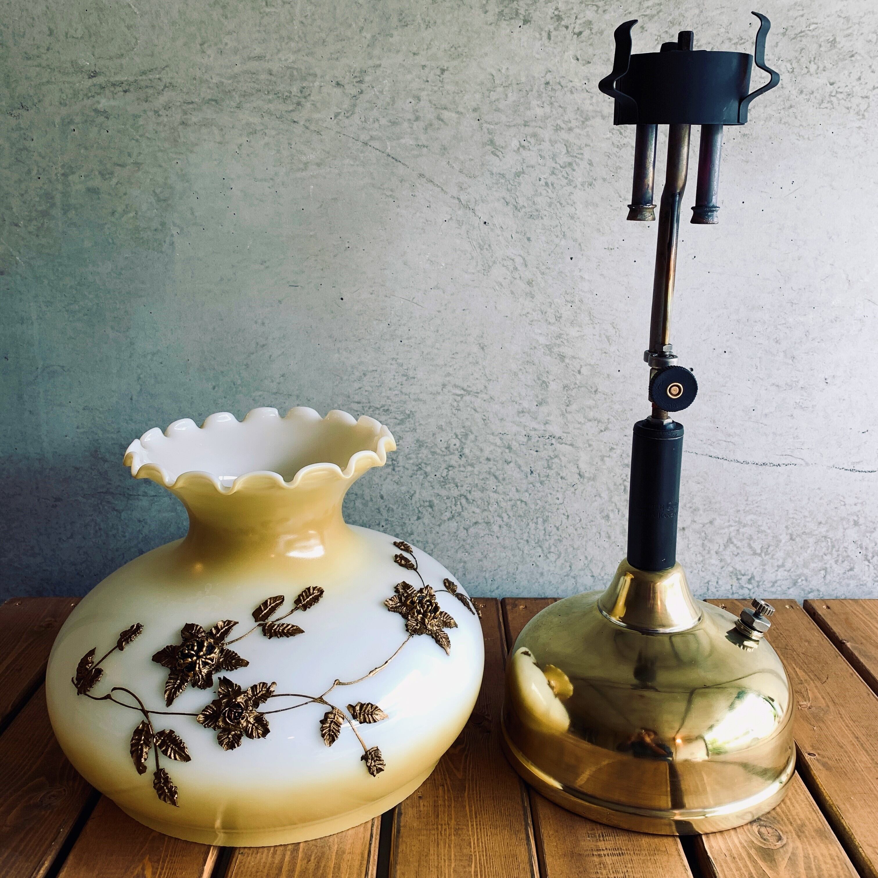 SP》コールマン CQ クイックライト ビンテージ テーブルランプ コッパ