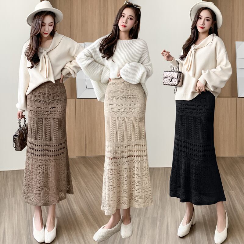 スカート レディース ロングスカート ロング丈 Aライン ハイウエスト ウエストゴム かぎ編み かぎ針編み クロシェ ニット かわいい 大人可愛い きれいめ シンプル カジュアル 大人 おしゃれ 大人女子 送料無料 ラフ ガーリー エレガント フリーサイズ ゆったり 大きいサイズ ブラック ブラウン ベージュ 春 夏 秋 10代 20代 30代 40代 ママ 通勤 学生 通学 デート お出かけ 女子会 着回し 普段使い 韓国系 ファッション コーデ スタイル 楽ちん モテ 体型カバー トレンド インスタ