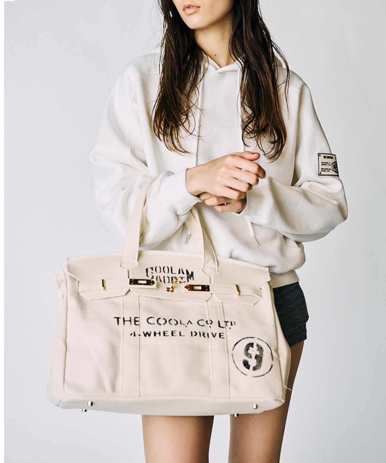 【直営限定ITEM】TYPE-G マルチワッペンターンロックハンドバッグ CQ-48507H