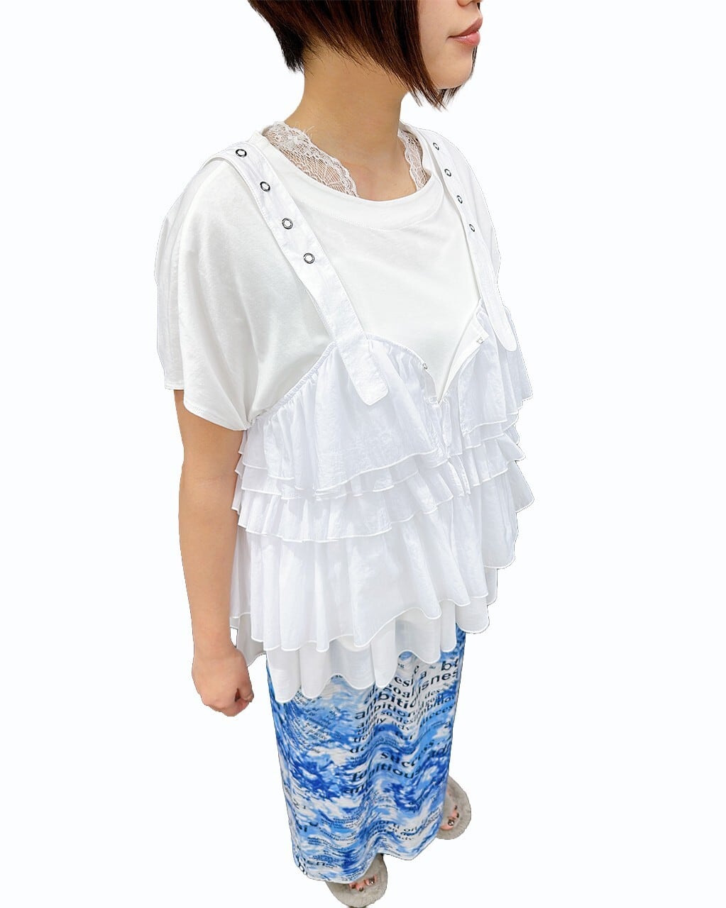 SALE【ayane】フリルビスチェ 836640 アヤン | red earth