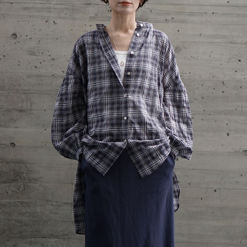 シアーチェックシャツ TS610065 ーーサイズ画像なし