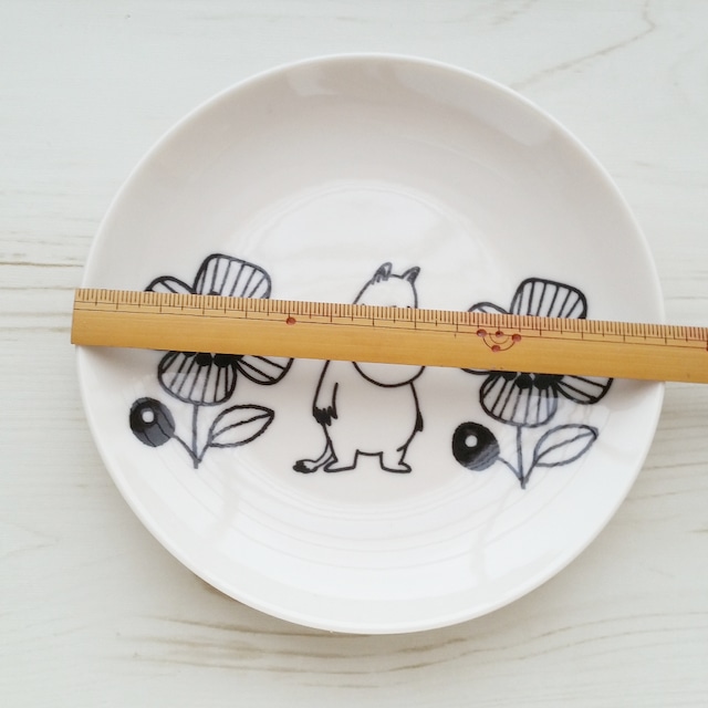 MOOMIN ムーミン ベリーシリーズ (モノクロ) 小皿 14cmサイズ ムーミン MOOMIN ムーミン ベリーシリーズ (モノクロ) 小皿 14cmサイズ ムーミン