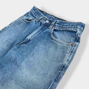 【LEVI'S】505  デニム ジーンズ ジーパン ダメージ W32L32 コロンビア製 テーパード リーバイス US古着